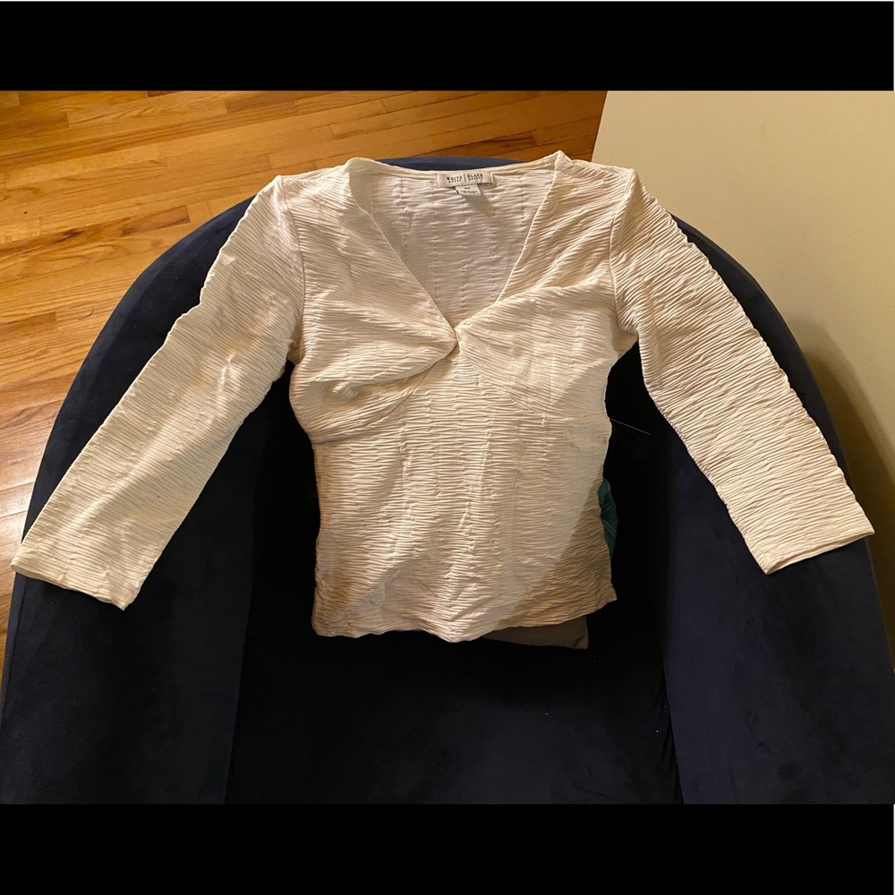 White House Black Market stretch top, Sz XS